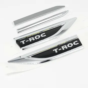 2018 m. -2020 T-ROC Lapų plokštelės etiketės Durų pusėje etiketės Auto Logotipai