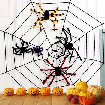 2019 Naujas Netikras Voras Internete Helovinas Dekoracijas Creepy Uždaras Lauko Kiemas Haunted House Šalies Prekių Gyvas Produktas