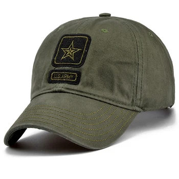 2019 Naujas Vyrų Pentagram Bžūp Aukščiausios Kokybės JAV Armijos Kepurės Vyrų Žvejybos Hat Camo Beisbolo Kepuraitės, Kaulų Kolonėlė