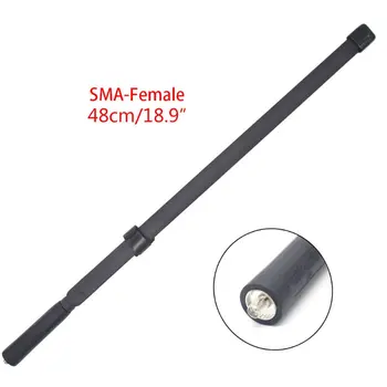2020 CS Antenos SMA SMA-Moterų dviejų dažnių VHF UHF 144/430Mhz Sulankstomas Walkie Talkie Baofeng UV-5R UV-82 UV5R pofung uv82