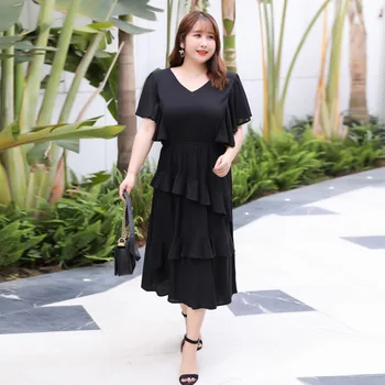 2020 Karšto juoda Suknelė moterims vasaros suknelė naują dydis moterų suknelė