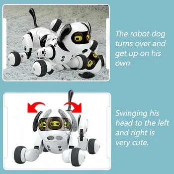 2020 M., Naujas Nuotolinio Valdymo Robotas Šuo Protingas Belaidžio Šokių Robotas Šuo Mini Šunelis Interaktyvi Lėlė Geriausia Gimtadienio Dovana Kūdikiui