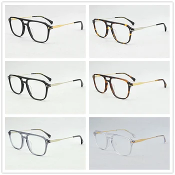 2020 Mados vyriški akinių rėmeliai Retro akiniai rėmeliai vyrų Trumparegystė Recepto, Optiniai akiniai, skaidrūs Akiniai