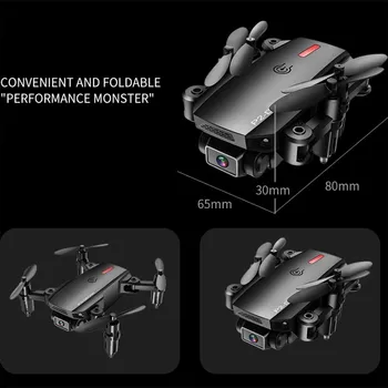 2020 NAUJAS P2 Mini Drone 4k WIFI HD 1080P RC Drone Aukštis Išlaikyti Vaizdo Nustatymo Plataus kampo Kamera Sekite Mane Quadcopter žaislai