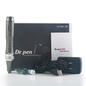 2020 Naujas Belaidis Skaitmeninis Displėjus, 6 lygių Dr Pen Ultima M8 Microneedling Pen Įkraunamų odos priežiūros Rinkinys