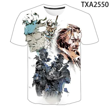 2020 Naujas Vasaros 3D T Shirts Metal Gear Solid Atsitiktinis Streetwear Berniukas Mergaitė Vaikai Mados Vyrams, Moterims, Vaikams Atspausdintas T-shirt Viršūnes Tee