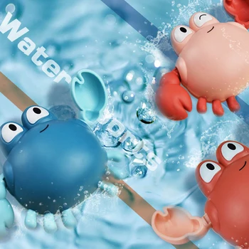 2020 Naujausias Vonios Žaislai Mielas Animacinių filmų Krabų Banginis Baby Vandens Žaislas Kūdikiams Plaukti Grandinės Prisukamas Žaislas Vaikas Tai Dropshipping