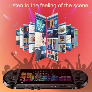 2020 PSP X12 8G Retro Delninis Žaidimų Konsolės 5