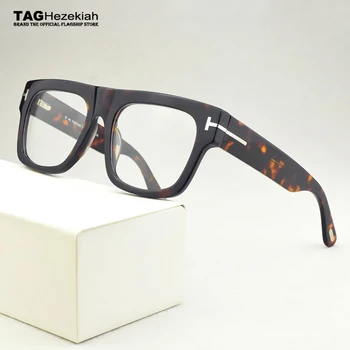 2020 Prekės Aikštėje akinius moterims, optiniai akinių rėmeliai vyrų Big box trumparegystė recepto skaidrus akinių rėmeliai TF5634-B