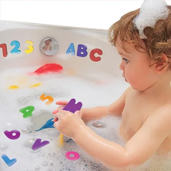 2020 m. Vaikams ir Vaikams & Baby Vonios Žaislai, vandens žaislai Klasikinis žaislai Švietimo 36pcs/komplektas (26 Raidės + 10 Numerių ) 11-254