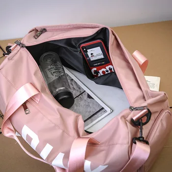 2020 m. Vyrų ir moterų Didelės talpos krepšys kelionės waterpoof maišelį Sporto kuprinė Fitneso, Jogos kuprinė Duffle Bag