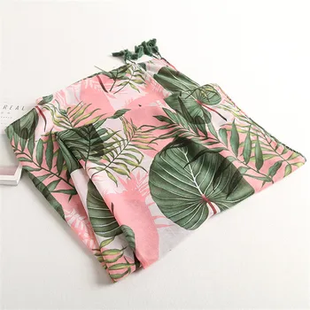 2020 m. bohemijos šalikas lotus leaf modelį, šalikai ir skaros, kutas ilgas šalikas vasaros sarongas mados musulmonų šalikai, šaliai, kaklaskarės lankelis