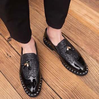2020 m. pavasarį ir rudenį autentiški viršuje minimalistinis klasikinis klasikinis aukštos kokybės patogūs mirksi kutai vyrų Brock batai