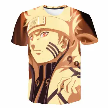 2020 mados Japonų Anime Naruto Spausdintos Vaikų marškinėliai Vaikai Mados Vasara O-Kaklo Tees Berniukai/Mergaitės, Minkšti Viršūnes Kūdikių Drabužiai.