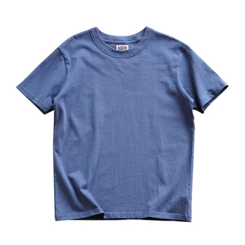 2020 metų Vyrų Vasaros Mados Japonija Stiliaus 340G Sunkiojo Svorio Medvilnės O-kaklo trumpomis Rankovėmis marškinėliai Vyrų Harajuku Atsitiktinis Slim Fit marškinėliai