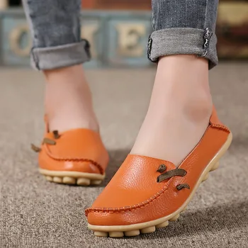 2020 metų vasaros moterims, butai, batai paslysta minkšta oda raudona butas batus moteris tenso feminino neslidus laisvalaikio bateliai moterų Plius Dydis 34-44