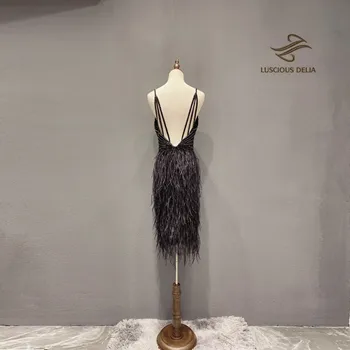 2020 naujas Prabangus evenning suknelės moterims wo šalies kilnus speciali Plunksna granulių suknelė