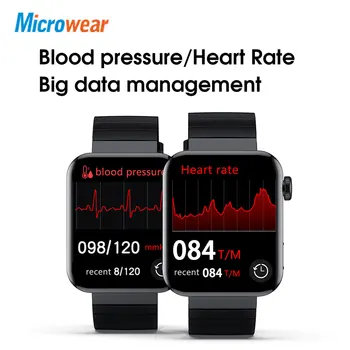 2021 Naujas Microwear M1 Smart Žiūrėti EKG Temperatūros Sporto Stebėti Širdies ritmo 