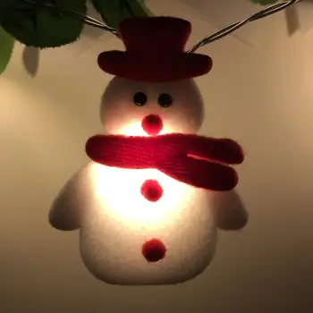 2021 Naują Kalėdų Šviesos Eilutę Kalėdų Medžio Sniego String Šviesos diodų (LED) Žibintų Langų, Židinių Apdaila Žibinto Pakabukas