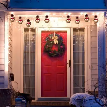 2021 Naują Kalėdų Šviesos Eilutę Kalėdų Medžio Sniego String Šviesos diodų (LED) Žibintų Langų, Židinių Apdaila Žibinto Pakabukas