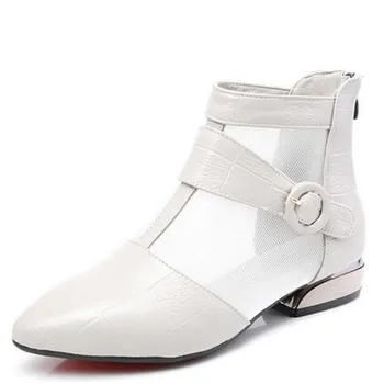 2021 Pažymėjo Tne Viršuje karvės odos Vasaros Moterų Mados Sandalai Cool Batai Mažo Kulno Batų Dydį, Elegantiškas Komfortą Stilingas Sandalai