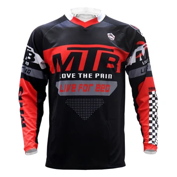 2021 kalnų dviračių megztiniai dh motokroso mx t-shirt kalnų ilgomis rankovėmis dviračių drabužius mtb jersey cool jausmas