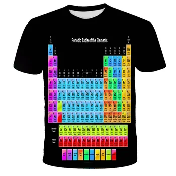 2021 naujų vaikinų ir merginų top vaikų medvilnės marškinėliai 3D atspausdintas fizinio matematikos vaikų marškinėliai