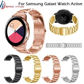 20mm Nerūdijančio Plieno Watchband Samsung Galaxy Žiūrėti 42mm Smart Žiūrėti Dirželis Samsung Galaxy Žiūrėti Aktyvios 2 Pavara S2