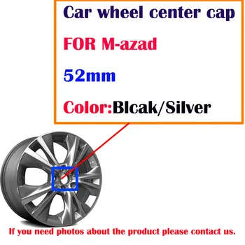 20pcs 52mm black silver chrome automobilių Ratų Center Caps hub apima emblema už MZD Automobilio logotipas Varantys Center Cap ratlankio Automobilių stilius