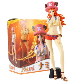 22cm Anime One Piece Nami Chopper Drabužius, Seksuali Mergina, Statulėlės, PVC Veiksmų Skaičius, Žaislai, Lėlės Dovana