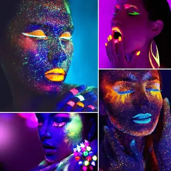 24 Spalvų Švytėjimas Paletės Eyeshadow Liuminescencinės Spindi Blizgučiai Akių Šešėliai Milteliai, Grožio, Kosmetikos Make Up Paletė