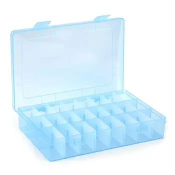24 Tinklelis Papuošalų Laikymo Dėžutė Plastikinės Sandėliavimo Papuošalų Dėžutė Aukščio Konteineris Organizatorius Atveju Papuošalai Karoliukai Tabletes Varžtas Saugojimas