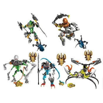 27 Stilių Hero Factory Bionicle CALI Kapitonas Vandens Sumos Kūrimo Bloką Plytos 