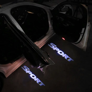 2X LED 3D Automobilių Durų Logotipas Projektoriaus Šviesos Hyundai Tucson I30 Solaris Creta 