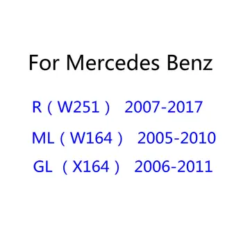 2X LED Automobilio Duris Sveiki atvykę Šviesos Dvasia, šešėlis Projekcija Logotipą, Žibintai Mercedes Benz W251 R Klasės W164 ML, GL X164 R350 R300 ML350