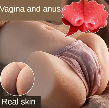2kg sekso lėlė 3D real big ass nekilnojamojo makšties analinis dviejų kanalų vyriškos lyties atstovai masturbacija taurės suaugusiųjų silikono subjektas lėlės sekso žaislas