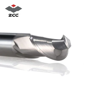 2vnt/daug ZCC.CT NM-2B volframo plieno, 2 fleita kamuolys nosies padengtas pjovimo įrankiai vario ir aliuminio lydinių apdirbimas