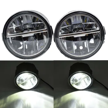 2x Angel Eyes Priešrūkinis Žibintas Asamblėjos Super Ryškus Rūko Šviesos diodų (LED) Lemputę Nissan X-Trail (T31) 2007-2013 m. Nissan Patrol F15 Hečbekas