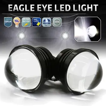 2x Eagle Eye Lempos 4014 SMD LED DRL Rūko žibintai Dieniniai Žibintai 12V 6000K 120LM Automobilių Šviesos Uodegos Šviesos Atsarginės Lengvųjų Automobilių Motociklams