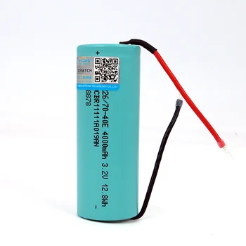 3.2 V LiFePO4 26700 4000mAh Baterija Maksimalus 5C Maitinimo baterijos 