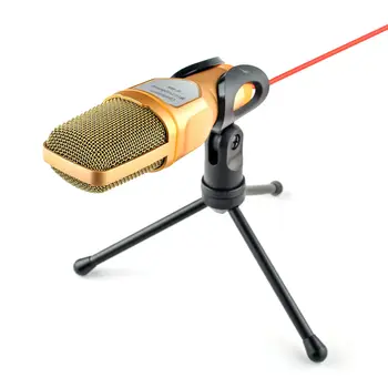 3.5 mm įrašymo Kondensatoriaus Mikrofonas, mobiliojo telefono mikrofono Lizdas microfone Kompiuterių PC Karaoke 