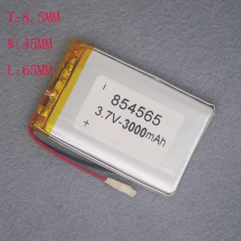 3,7 V Ličio Polimero Baterija 854565/805065 Mobiliojo Galia PDA 