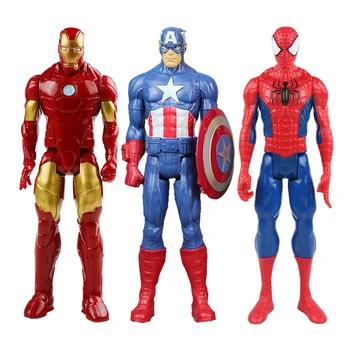 30cm Marvel Keršytojas Endšpilis Thanos žmogus-Voras, Kapitonas Amerika, Geležinis Žmogus Veiksmų Skaičius, Kolekcines, Modelis Žaislas, Lėlė už Vaikas, Vaikai