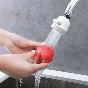 360 Laipsnių Pasukama Vonios Dušo Maišytuvas Extender Vandens Taupymo Virtuvės Čiaupo Reguliuojamas Galvos Splash Filtro Antgalis Virtuvės Maišytuvas