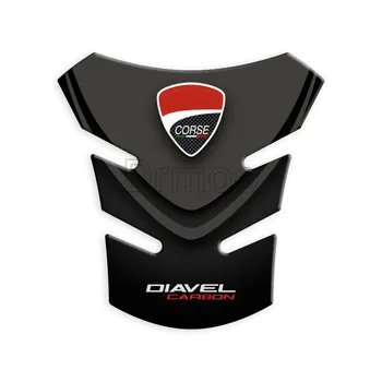 3D Logotipas Motociklų Lipdukas Tankpad Lipdukas Tank Pad Motociklų Lenktynių Saugotojas Lipdukus Ducati Diavel 1260S