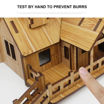 3D Mediniai Žaislai, Dėlionės Dėlionės Architektūra 