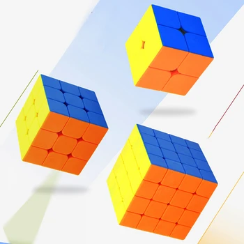 3pcs Moyu MofangJiaoshi 2x2 3x3 4x4 Magic Cube Nustatyti Konkurencijos Cubing Klasėje Greitis Kubeliai Galvosūkiai, Žaislai Vaikams Žaidimas Dovanų