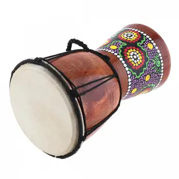 4 Colių 6 Colių Tradicinių Profesinių Afrikos Djembe Būgnų Medienos Ožkos Odos Bongas Mediniai Gera Garso Muzikos Instrumentas