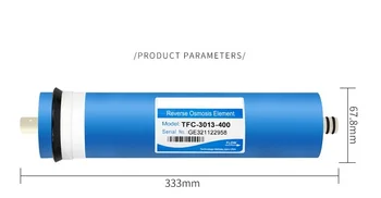 400 gpd atvirkštinio osmoso filtras Atvirkštinio Osmoso Membrana TFC3013-400 Membraniniai Vandens Filtrai, Kasetės ro sistemos Filtro Membrana