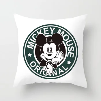 45x45cm Mickey Mouse Pagalvėlė Padengti Disney Mesti Užvalkalas Minnie Namų Tekstilės Pagalvę Padengti Kalėdų Dekoracijos namams